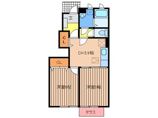 プラ－クティコⅢの物件間取画像